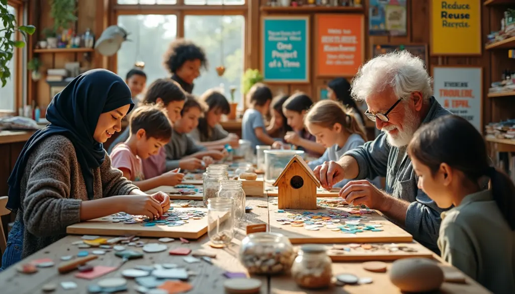 Ateliers créatifs : Inspirez-vous avec des projets DIY éco-responsables et zéro déchet