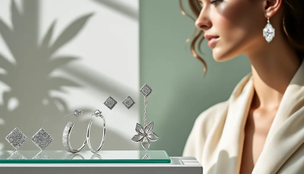 Les nouvelles modes en matière de boucles d’oreilles en argent pour cette saison