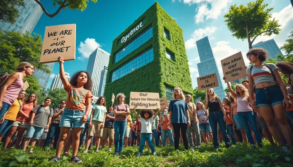 Mobilisation pour une écologie authentique face aux stratégies marketing des solutions écologiques