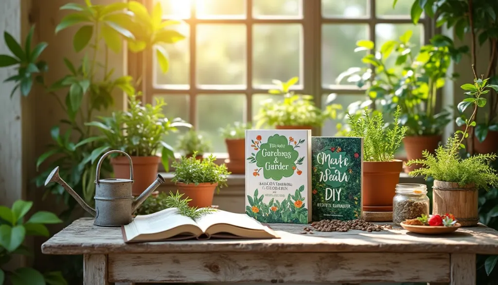 Quatre ouvrages incontournables pour les amateurs de jardinage écoresponsable et de DIY zéro déchet