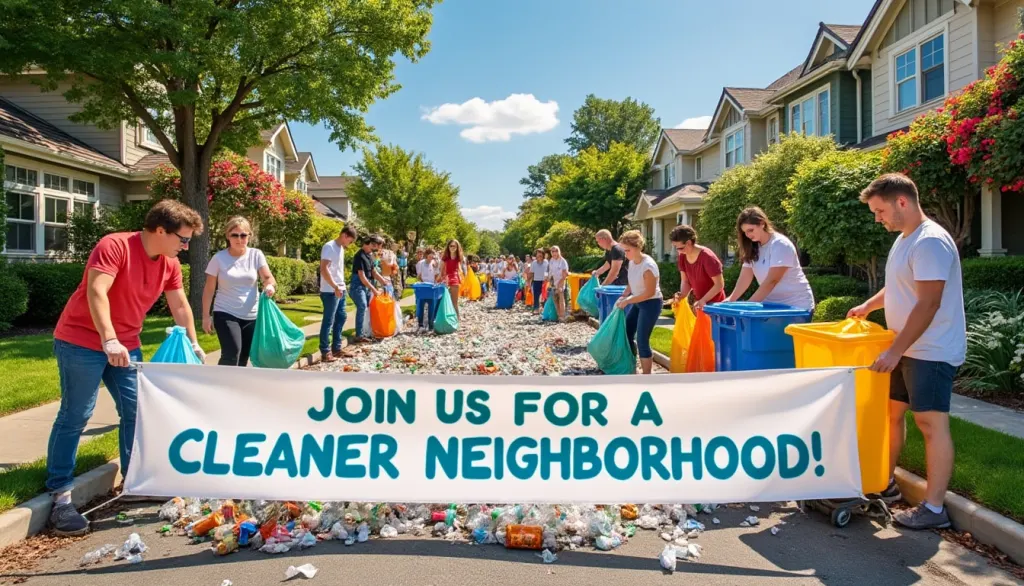 Comment participer à des clean-ups de quartier