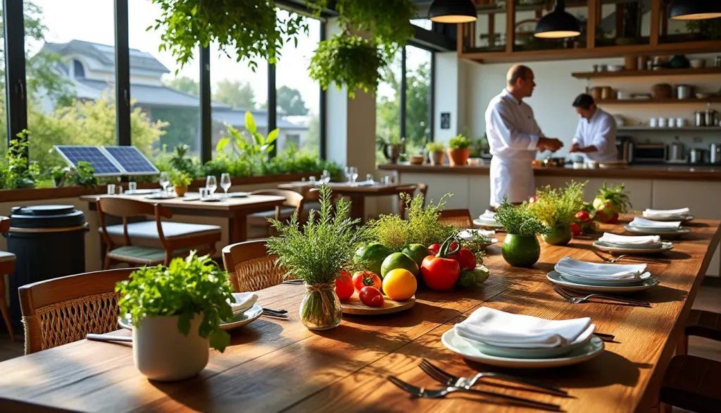Les établissements qui allient art culinaire de haut niveau et écoresponsabilité