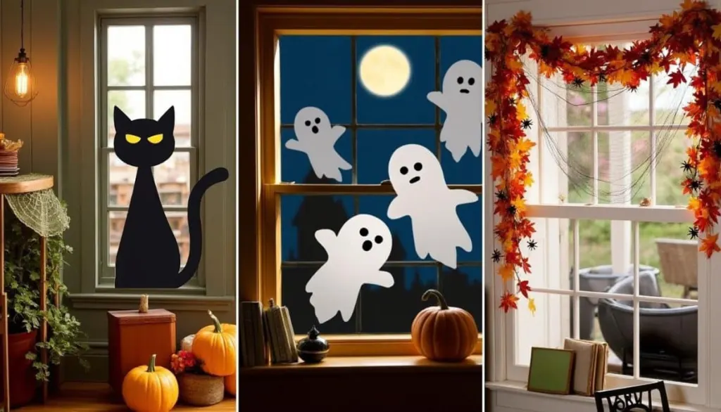 spook up your space: 3 halloween window diy projects under $15 👻🎃