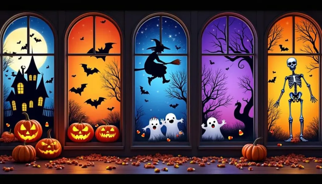 spooky window magic: 5 easy halloween painting ideas anyone can try 🎃🖌️