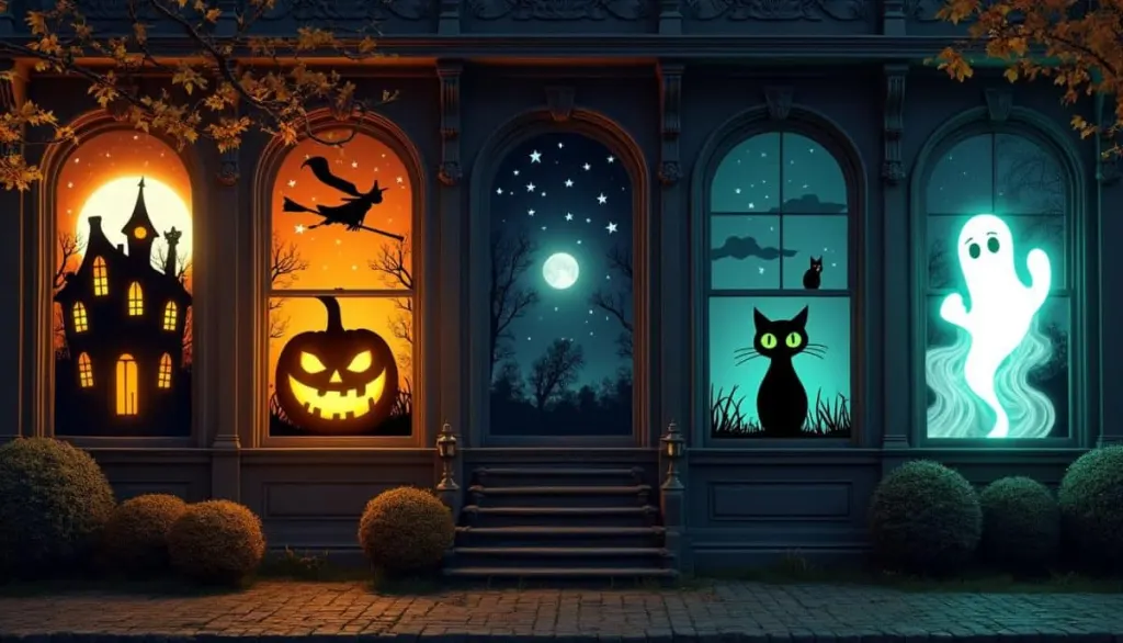 Spooky & Bright: 5 Glowing Halloween Window Painting Ideas 👻🎨