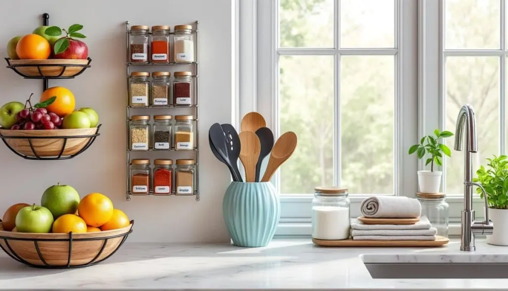 Fast & Clever Kitchen Counter Storage Hacks 🍳✨