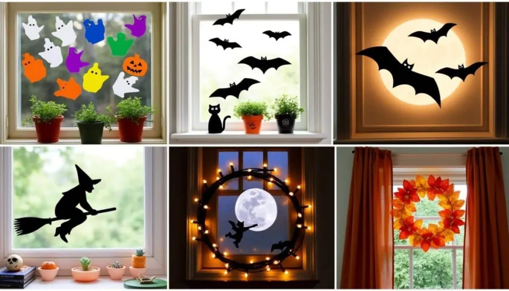 Spooky-Clever Halloween Window Decor Ideas 🕸️👻 (Renter-Friendly!
