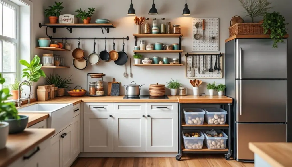 Budget-Friendly Kitchen Storage Hacks 🏠💡