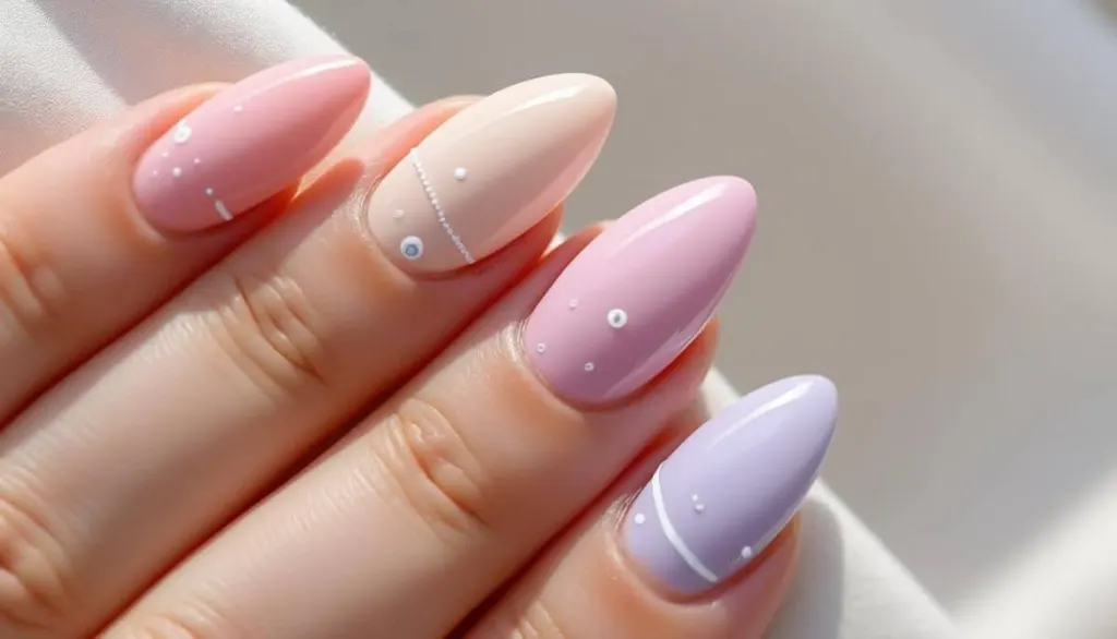 Chic Almond Acrylic Nails for School 🏫✨