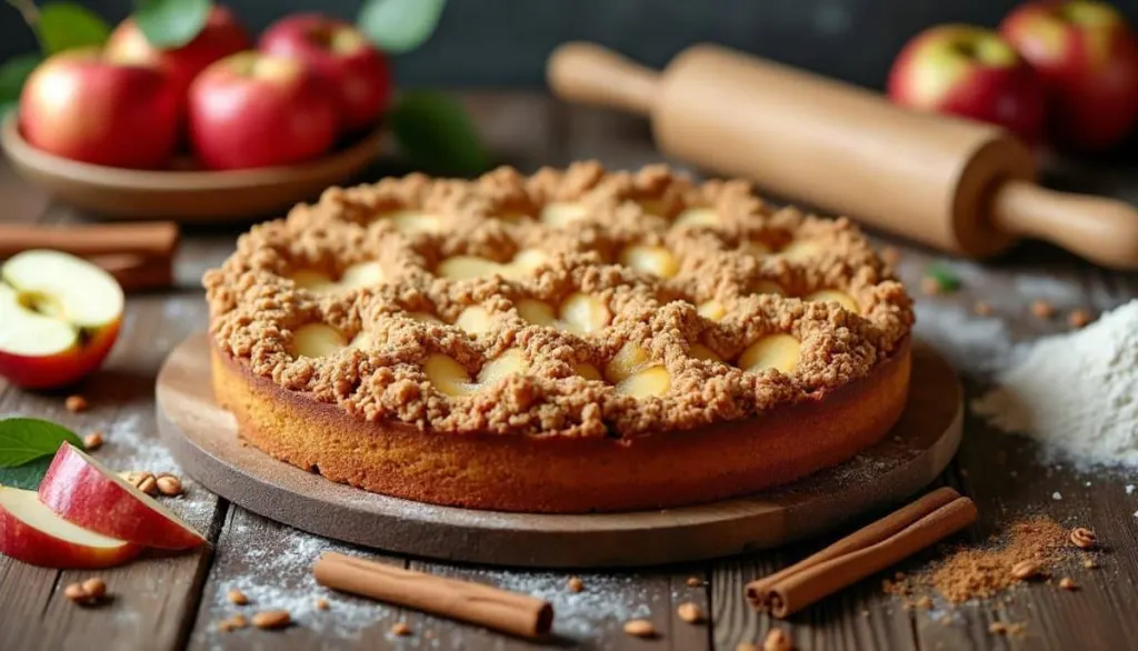 easy apple crumble cake 🍏✨ your new weekend baking favorite