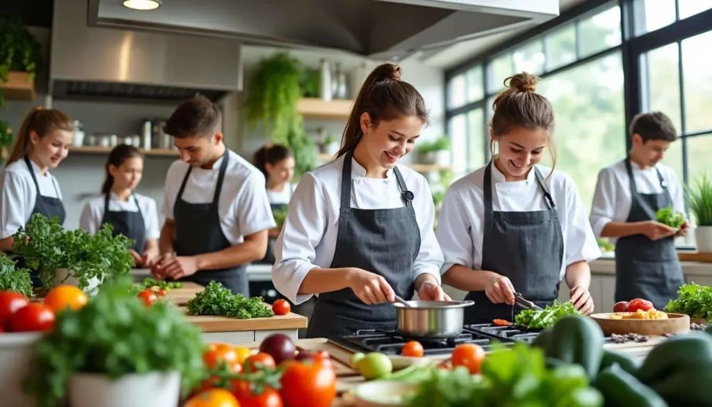 Des jeunes chefs en herbe s’engagent pour une cuisine durable