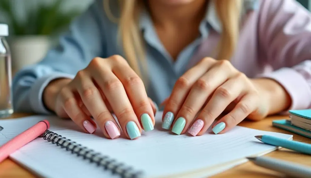 School-Ready Short Fake Nails: Fun, Practical & Stylish 💅📚