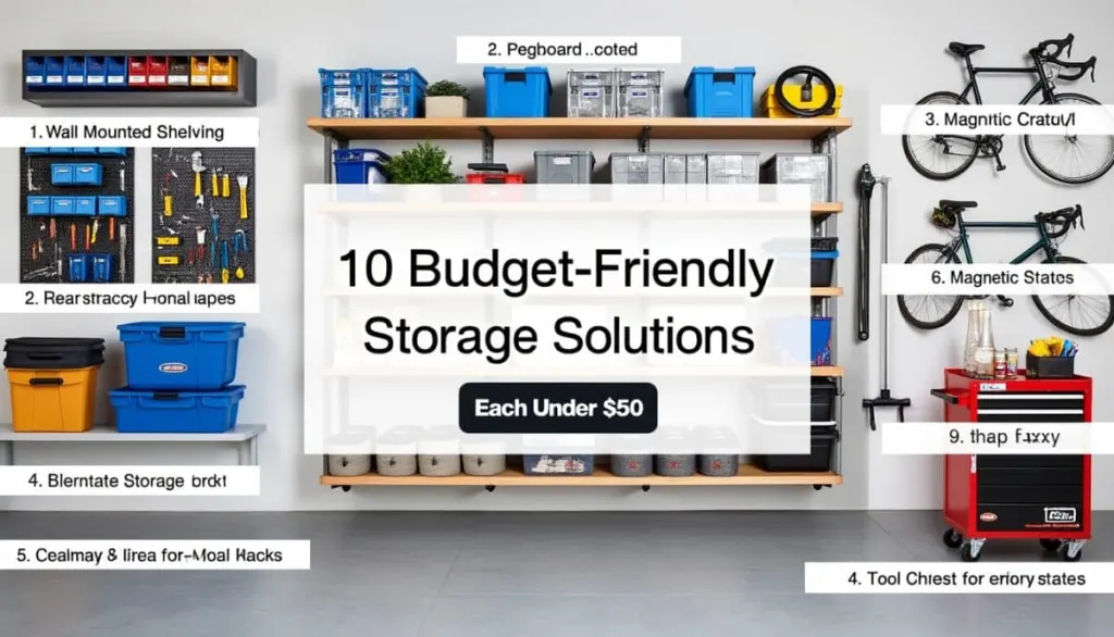 Garage Makeover Magic: 10 Space-Saving Hacks Under $50 🛠️💰
