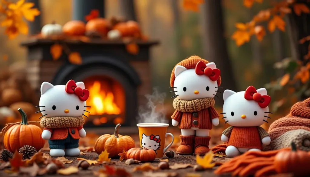 Hello Kitty Fall Aesthetics Adults Can't Resist 🍁🎀