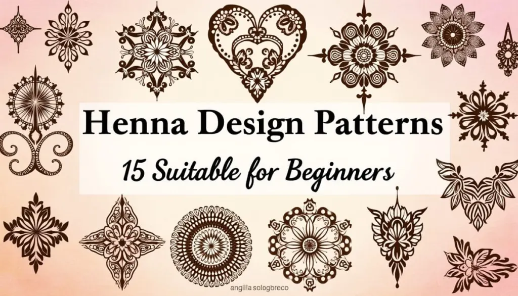 Easy Henna Patterns for Beginners ✨🌿