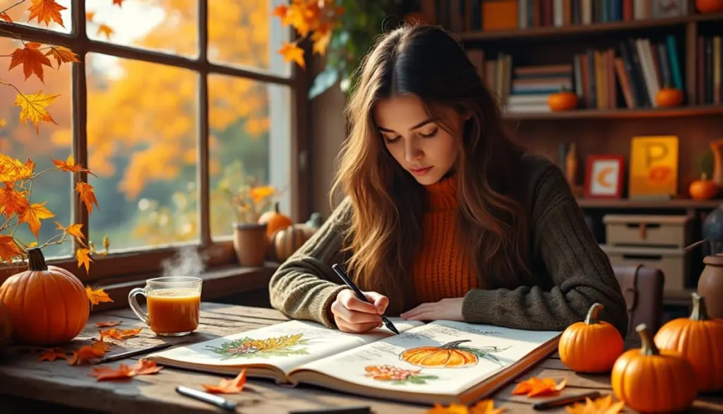 🍂 20 Fall Drawing Challenges to Boost Your Skills 🎨