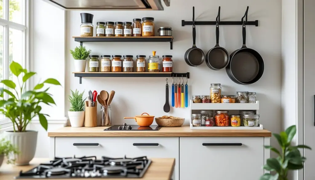 Tiny Kitchen, Big Solutions: 5 Space-Saving Hacks 🥄✨
