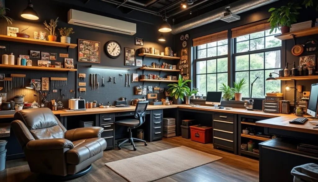Genius Workshop Mancave Hacks for Ultimate Hobby Time 🛠️🎯