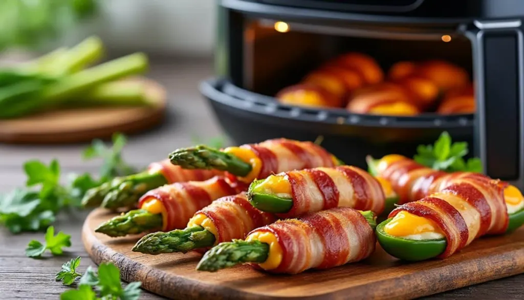 Gluten-Free Bacon-Wrapped Everything: Air Fryer Edition