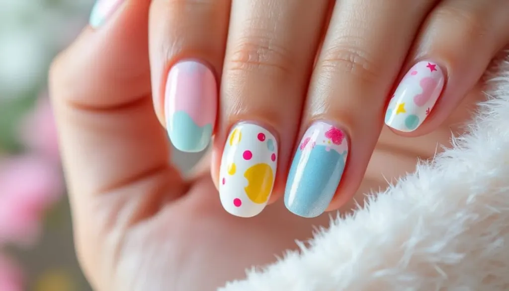 Chic & Easy: Cute Short Fake Nails for Students 🎀✨