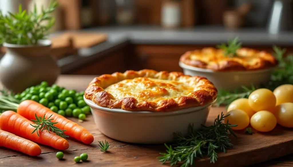 Golden Flaky Topped Gluten-Free Pot Pie Delight