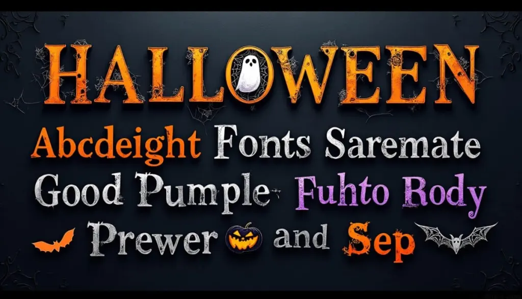 👻 Spooky Yet Sleek: Professional Halloween Fonts for Every Project 🎃