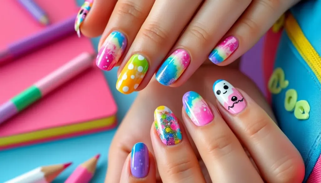 Fun & Fresh Back-to-School Nail Ideas for Middle Schoolers 🎒💅