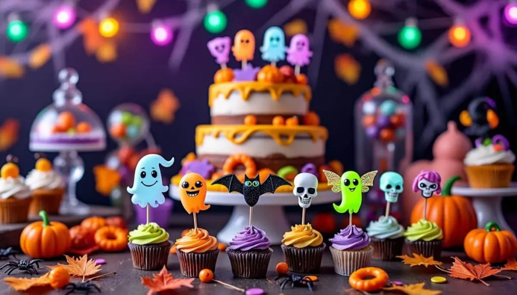 Spooky & Sweet: Halloween Cake Picks & Toppers Sets 🎃🧁