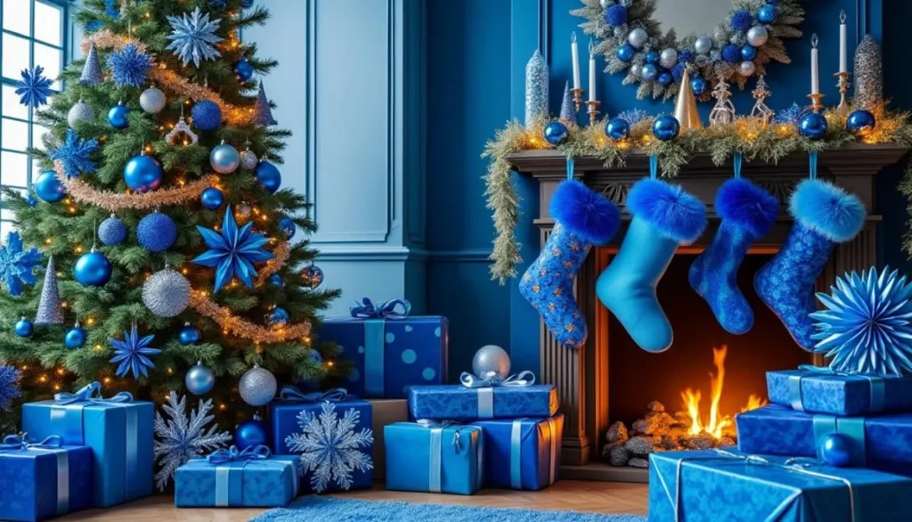 Bold Blue Christmas Decor: Unconventional Cheer 🎄💙