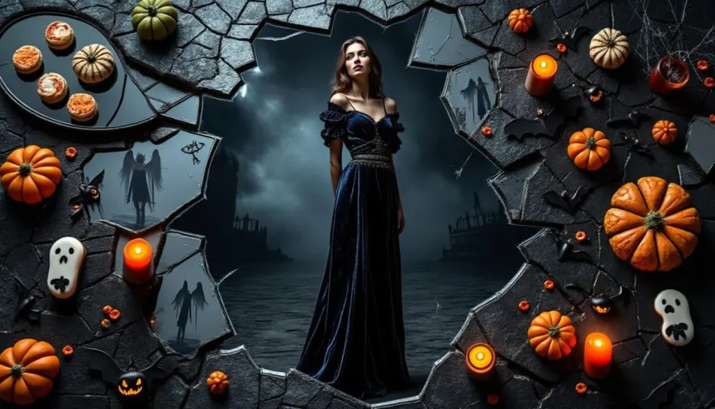 Shattered Reflections: DIY Broken Mirror Halloween Effect ✨🪞👻