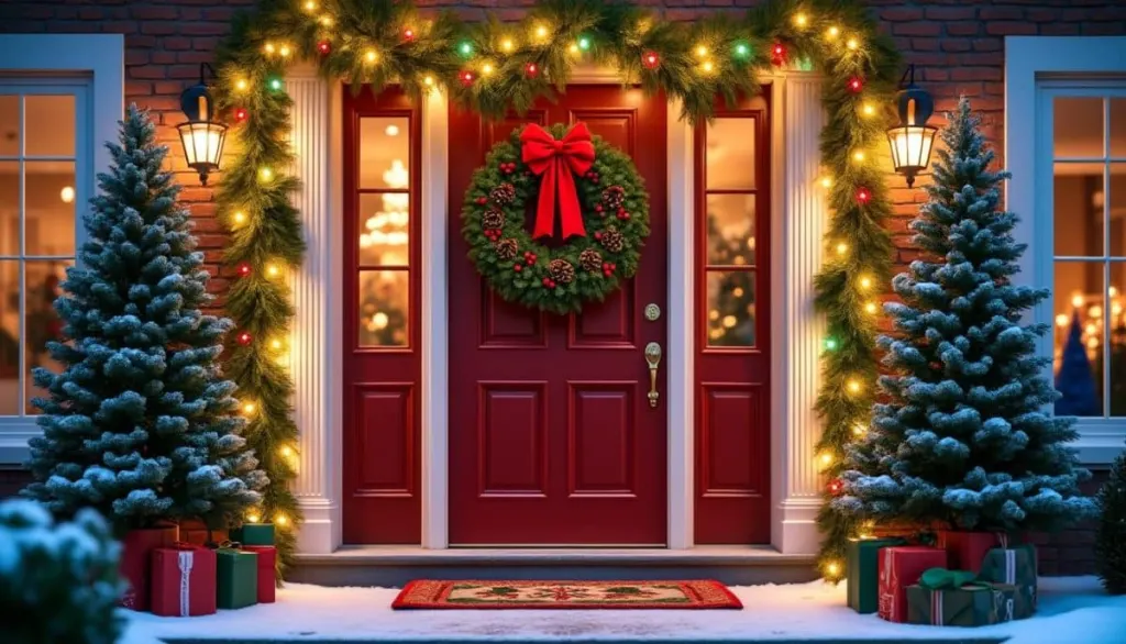 Festive Front Doors: Christmas Decor Ideas to Wow Your Guests 🎄🚪