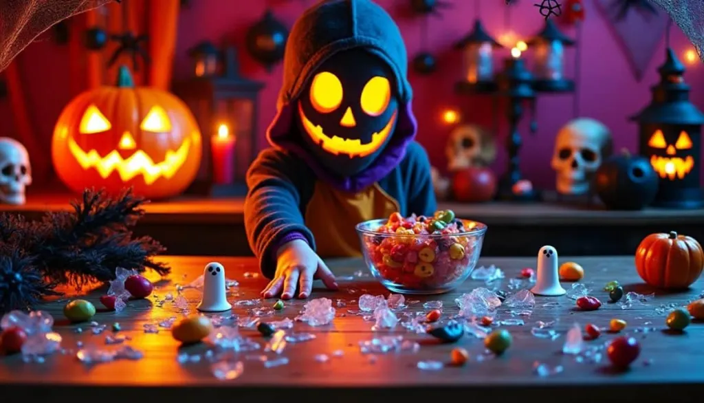Safe Scares: DIY Fake Glass Shards for Halloween Props 🕸️🦇