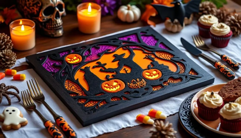 Spooky & Stylish: Halloween Trivets for Table Protection 🕷️🎃