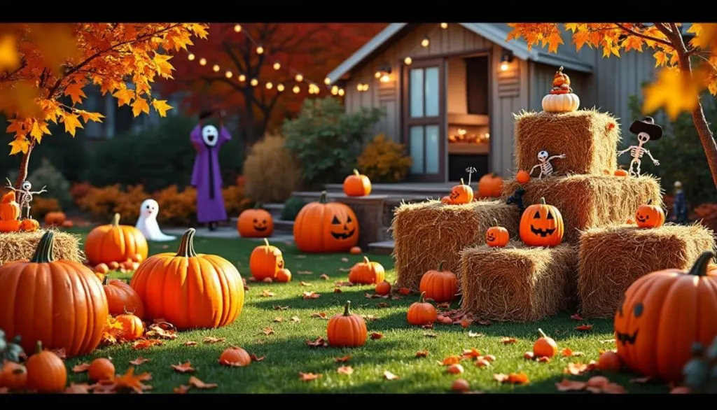 Spooky Hay Bale Halloween Decor 🎃: Indoor & Outdoor Ideas!