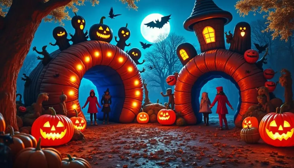 Spooky Fun: Inflatable Halloween Tunnels for Haunted Entrances 🎃👻