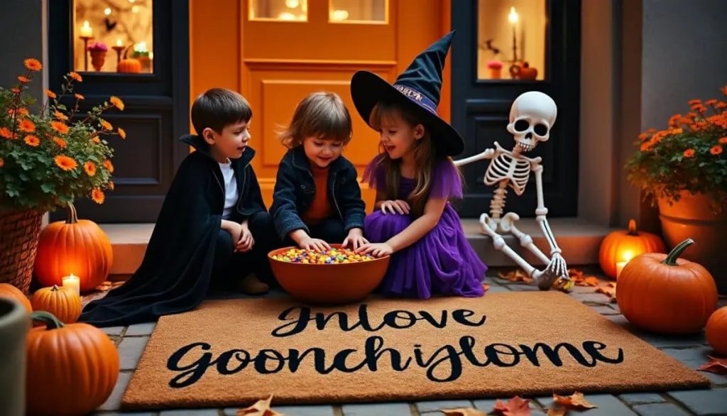 Spooky Greetings: Top Personalized Halloween Doormat Messages 👻🎃