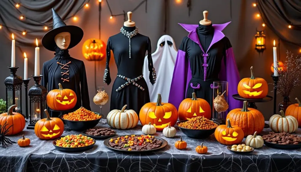 🎃 Keep Your Table Safe: Halloween Carving with Protection Tarps 🧹