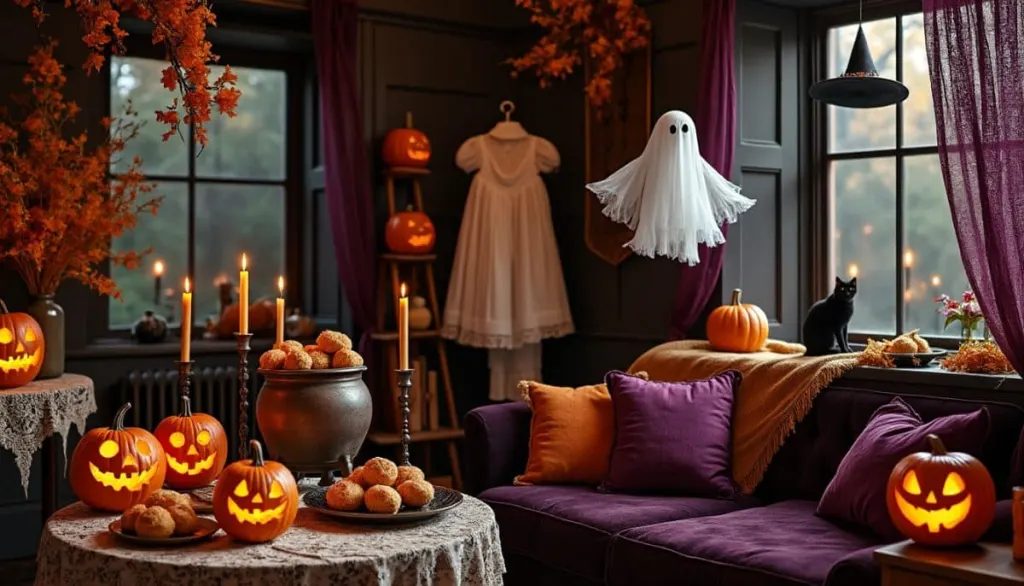 Whimsical Cottage Halloween: Romantic Vintage Decor Inspiration 🎃🕯️