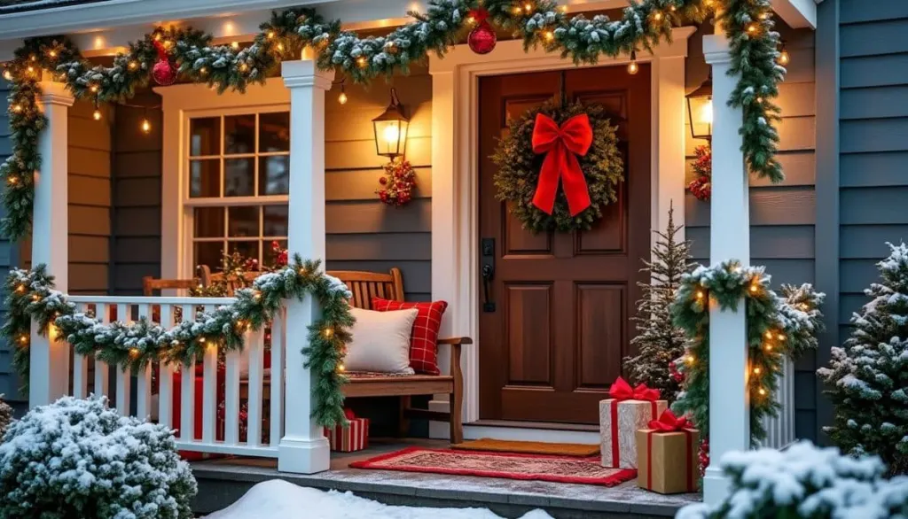 🎄 Festive Front Porch: Top Outdoor Christmas Styling Tips ✨