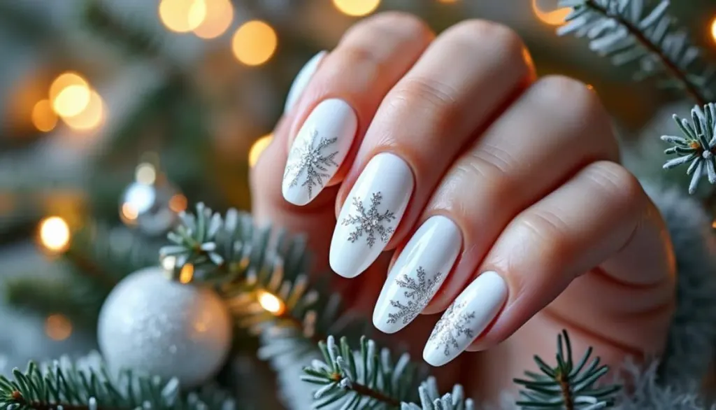❄️ White Christmas Nails: Elegant Winter Wonders ✨