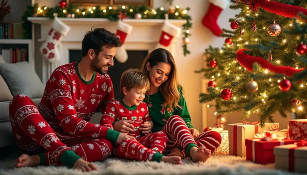 🎄 Cozy Up: Matching Family Christmas Pajamas Sets! 👨‍👩‍👧‍👦