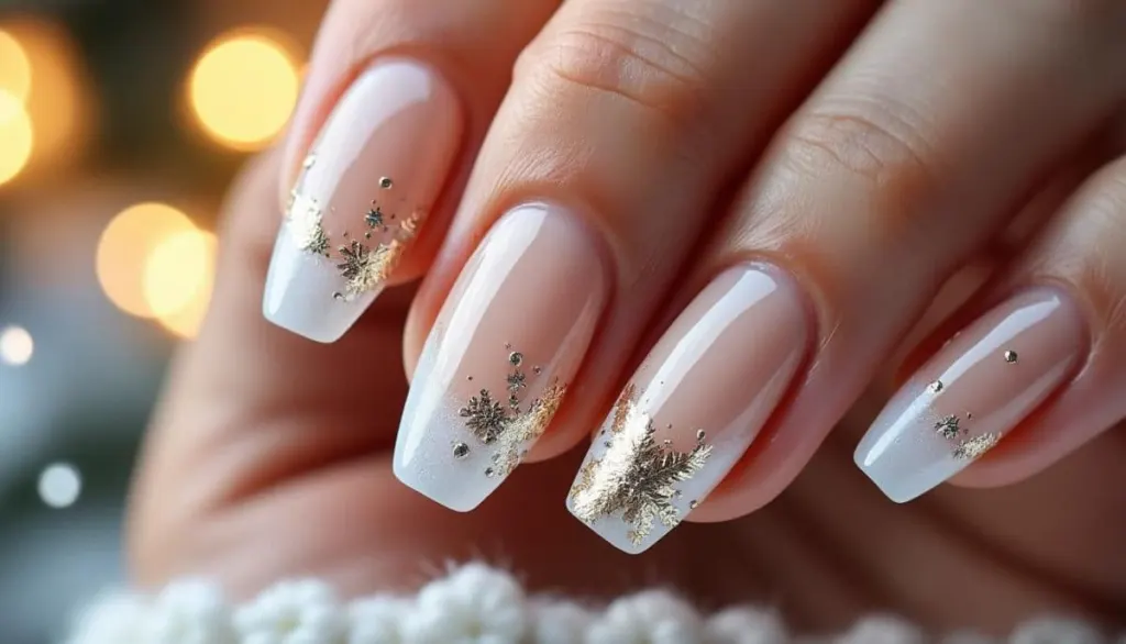 Neutral Christmas Nails 🎄✨: Stylish & Versatile Holiday Manicures