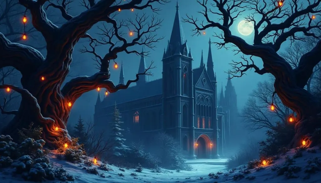 Nightmare Before Christmas 🦇 Gothic Wallpaper Magic 🎃