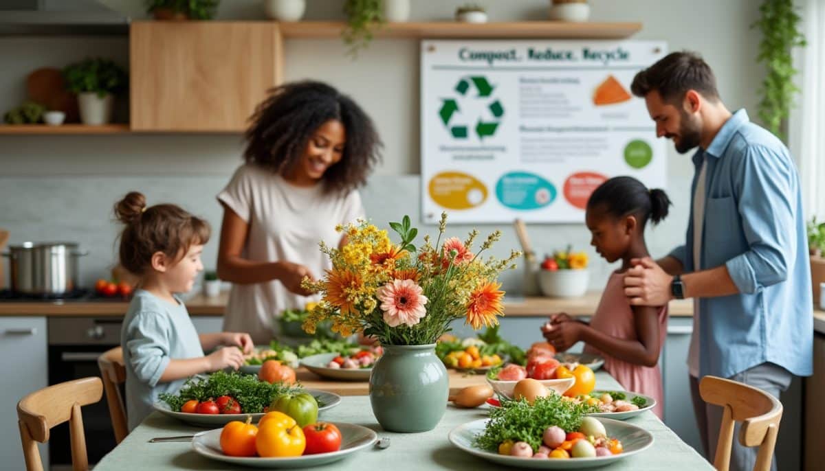 Comment réduire les déchets lors des repas en famille
