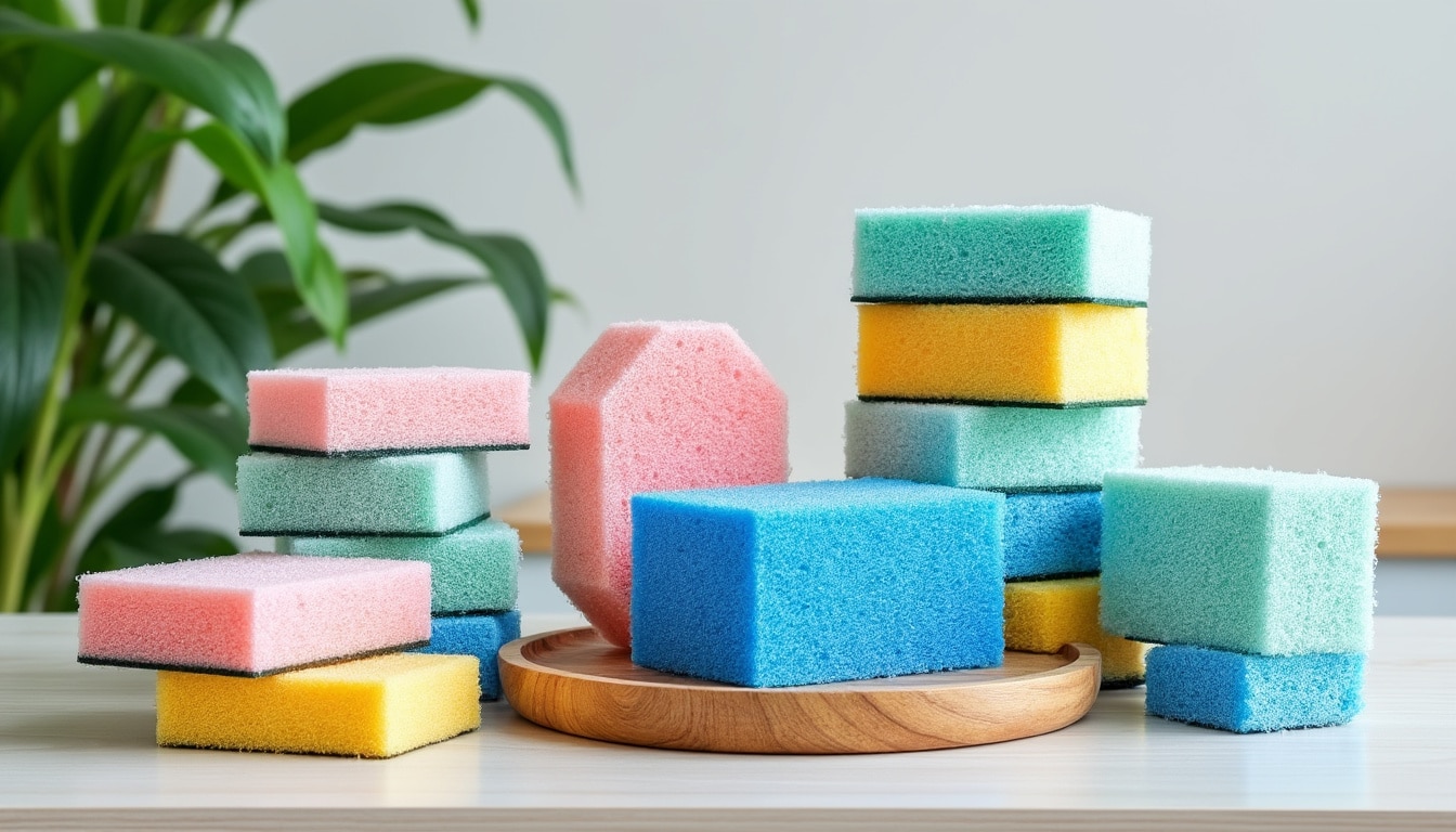 Découvrez notre collection de 11 éponges réutilisables pour un ménage sans déchet