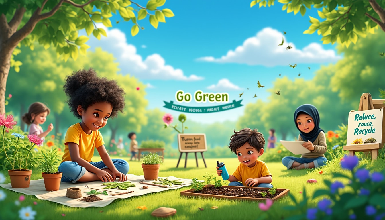 Des activités ludiques sans déchets pour enseigner l’écologie aux enfants
