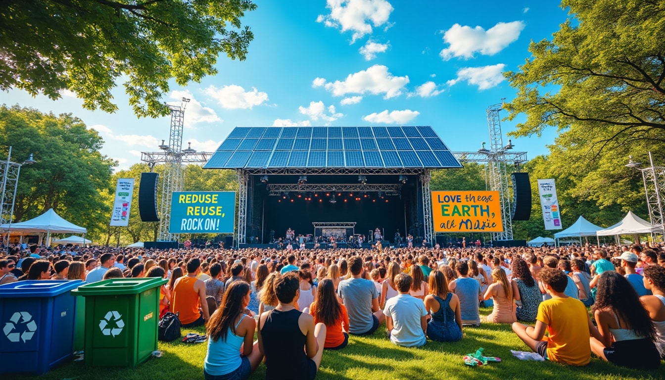 En réponse au défi climatique, les festivals de musique adoptent une approche plus durable pour leurs événements
