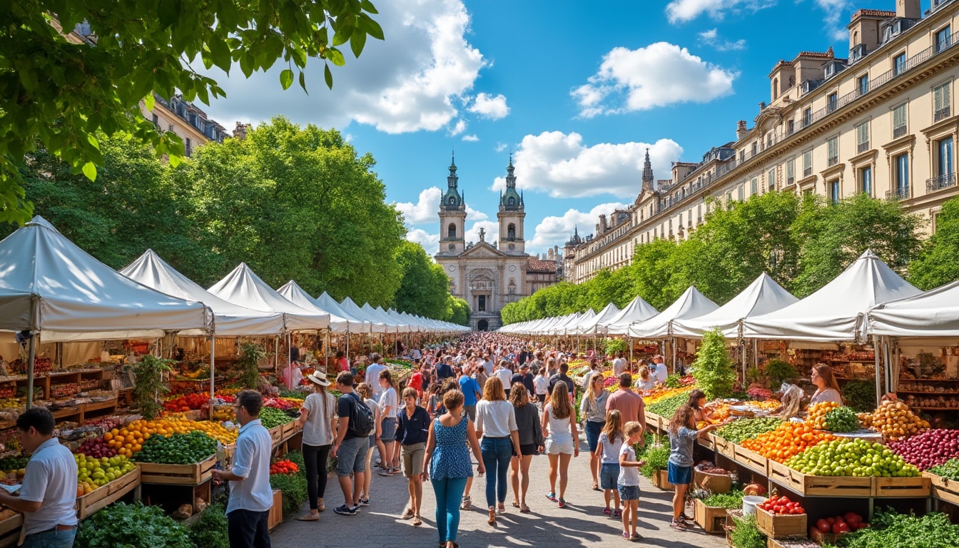 Festival Agir à Lyon : un forum dédié aux AMAPs sur la place Voltaire