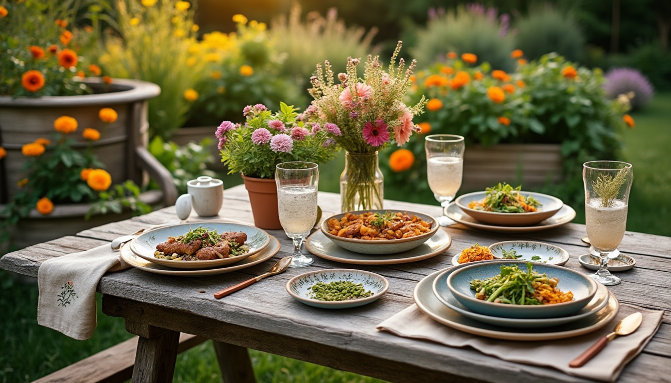 Jardinage et arts de la table : zéro déchet au menu