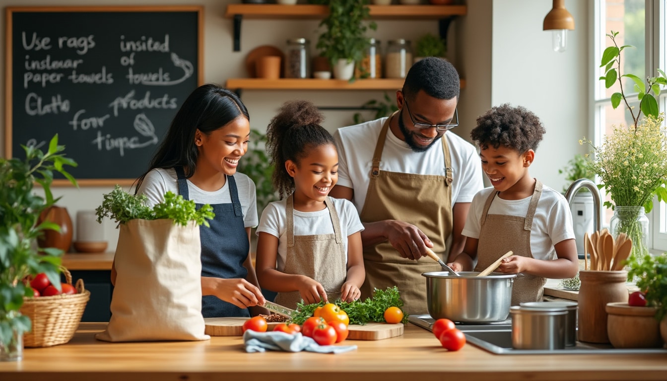 La vie d’une famille engagée vers le zéro déchet